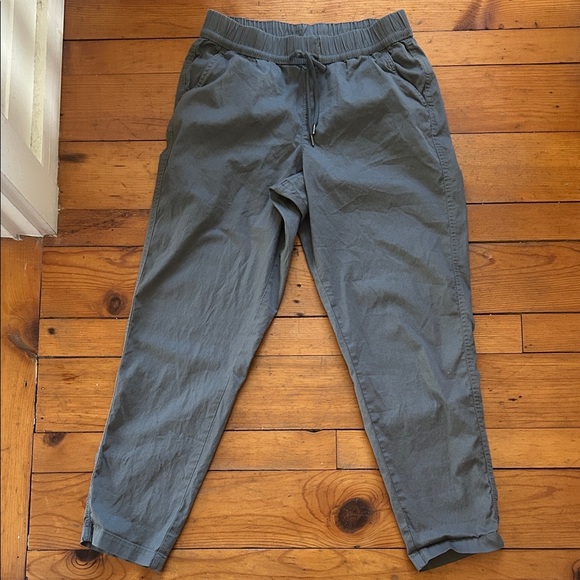 Organic Cotton Daily Twill Drawstring Pant - Castor Green - Picture 2 of 5